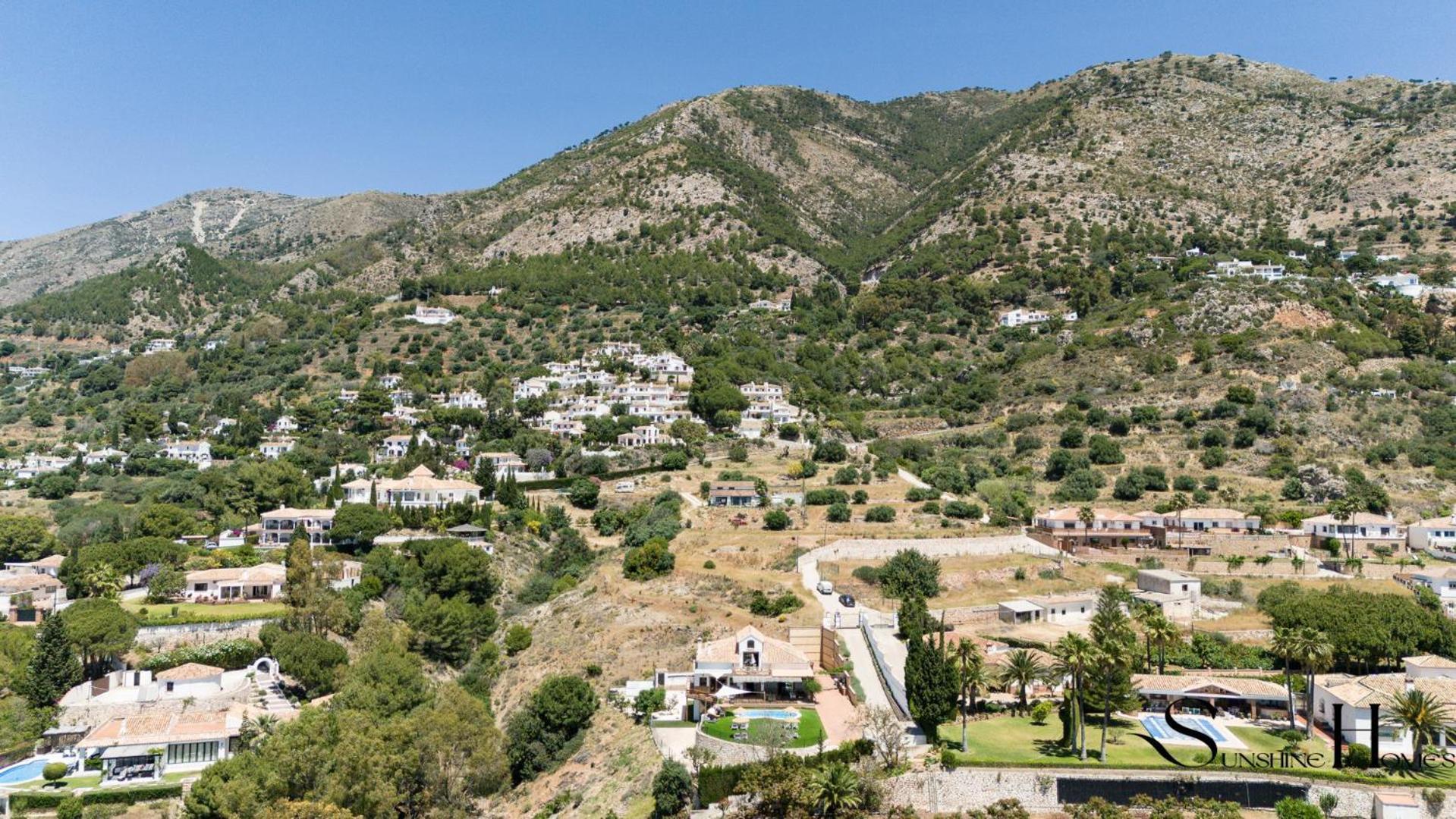 Villa With Pool And Spectacular Sea And Town Views Mijas Exterior foto